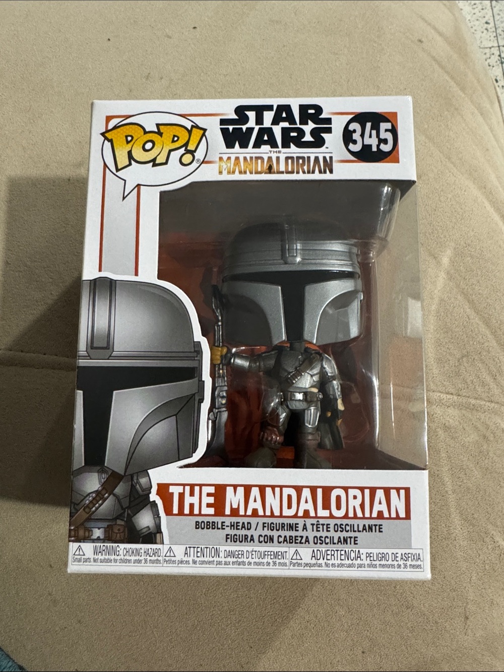 Funko Pop collectible box Star Wars: The Mandalorian